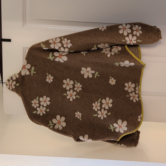 Toad&Co Sespe Floral Wool Jacket, hard to find, large - Picture 4 of 6